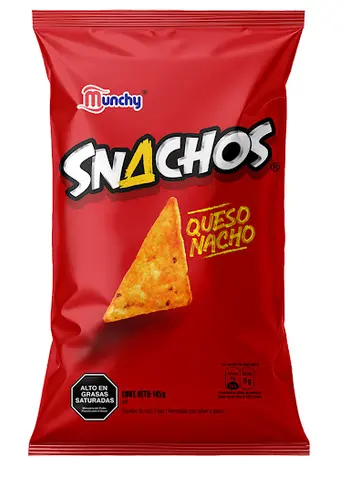 MUNCHY SNACHOS FAMILIAR 145GR UND