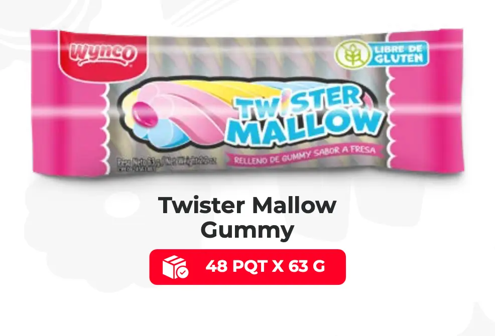 TWISTER MALLOW GUMMY 63gr UND