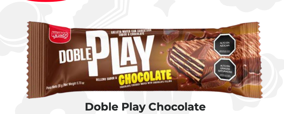 DOBLE PLAY CHOCOLATE DISPLAY X12