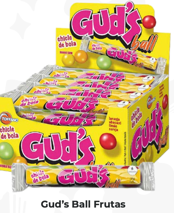 GUD’S BALL FRUTAS DISPLAY X18