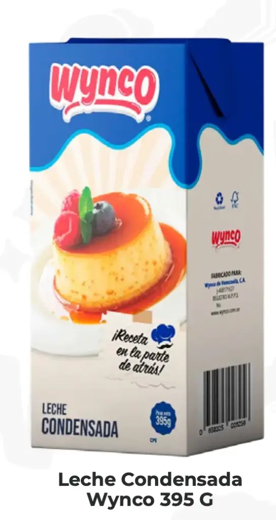 LECHE CONDENSADA WYNCO 395Gr UND 