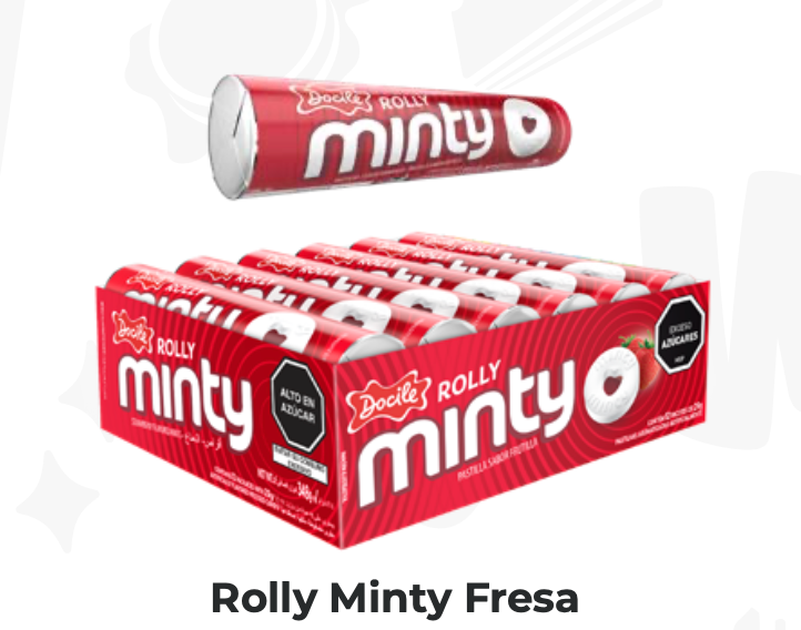 ROLLY MINTY FRESA DISPLAY X12