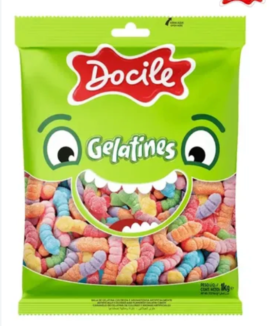 GOMITAS DOCILE BOLSA 1KG CULEBRITAS CITRICAS