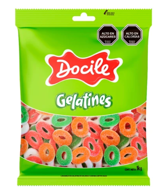 GOMITAS DOCILE BOLSA 1KG AROS CITRICOS