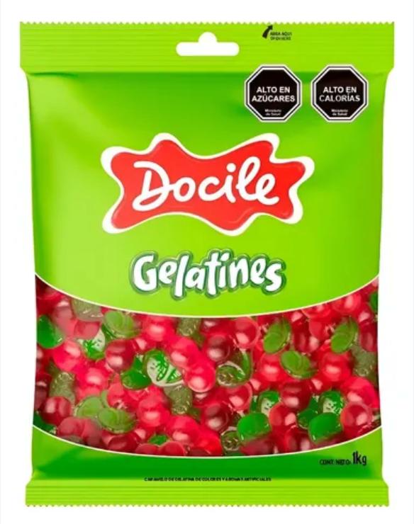 GOMITAS DOCILE BOLSA 1KG CEREZA