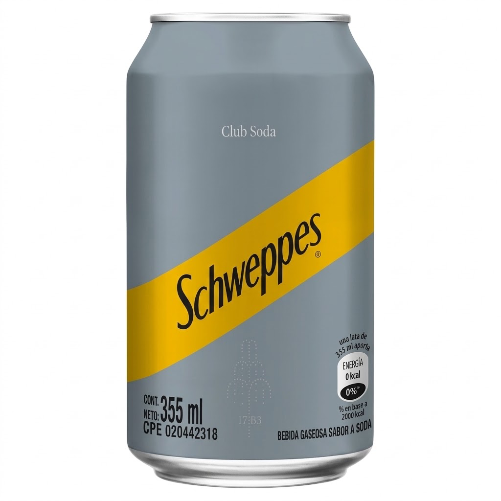 SODA SCHWEPPES 355ML UND