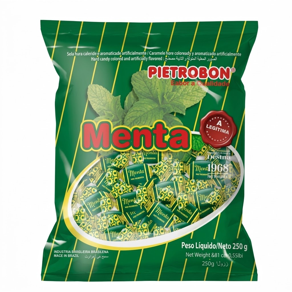 CARAMELO DURO MENTA PAQ 250gr