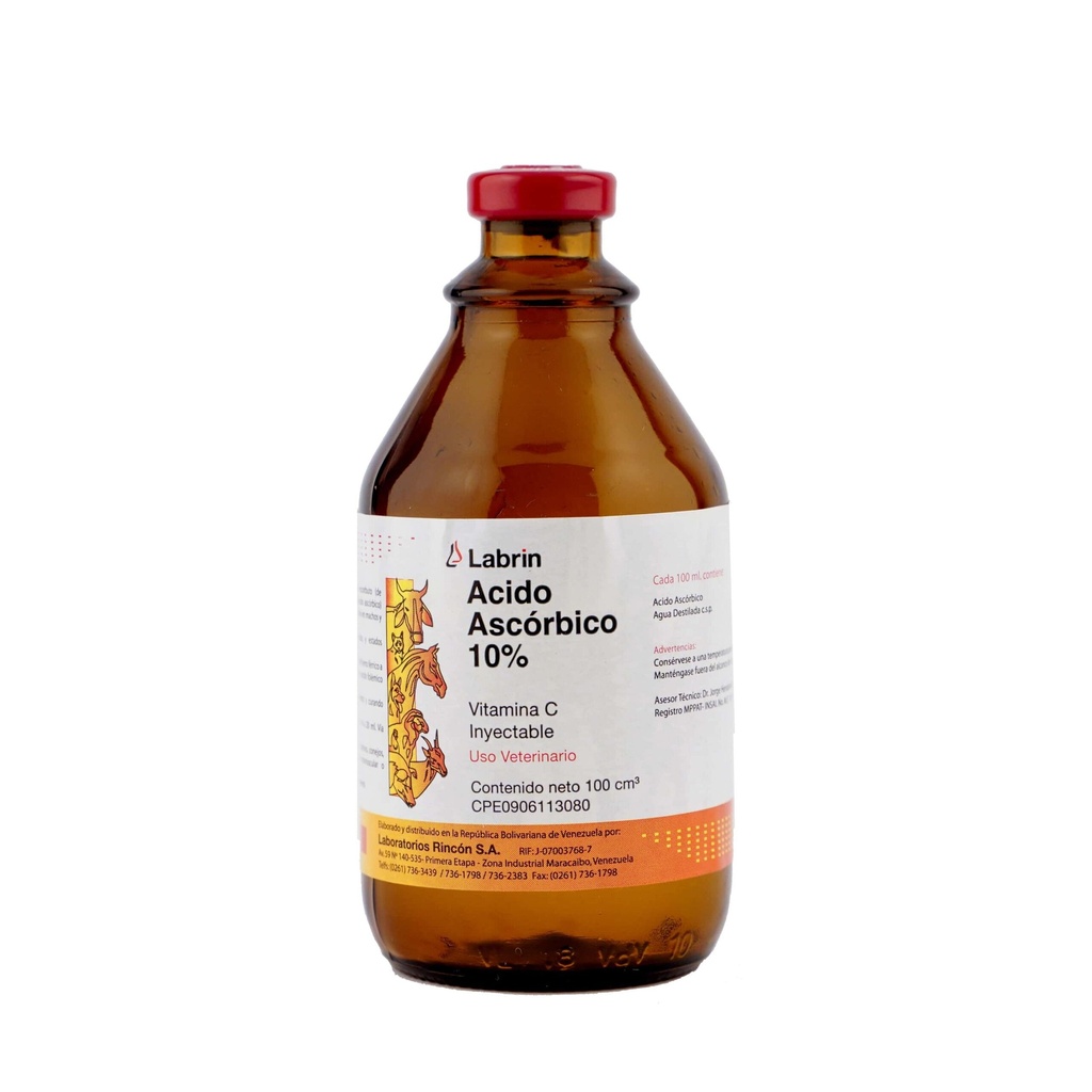 ACIDO ASCORBICO LABRIN 500ML UND (VITAMINA C)