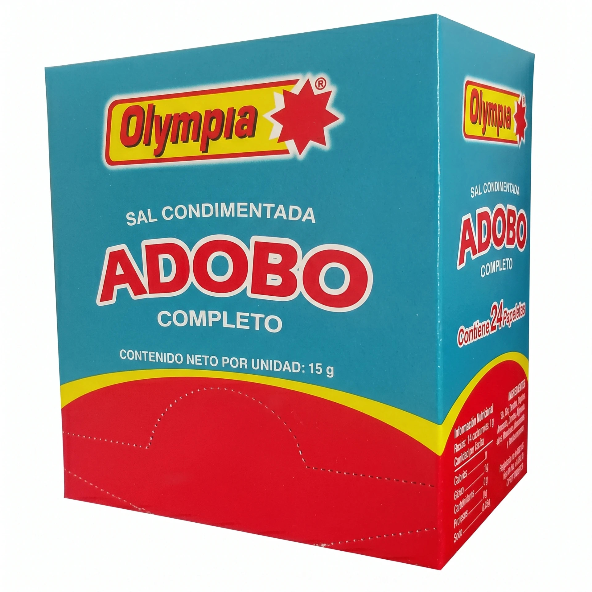 ADOBO COMPLETO OLYMPIA 15gr CAJITA X 24UND