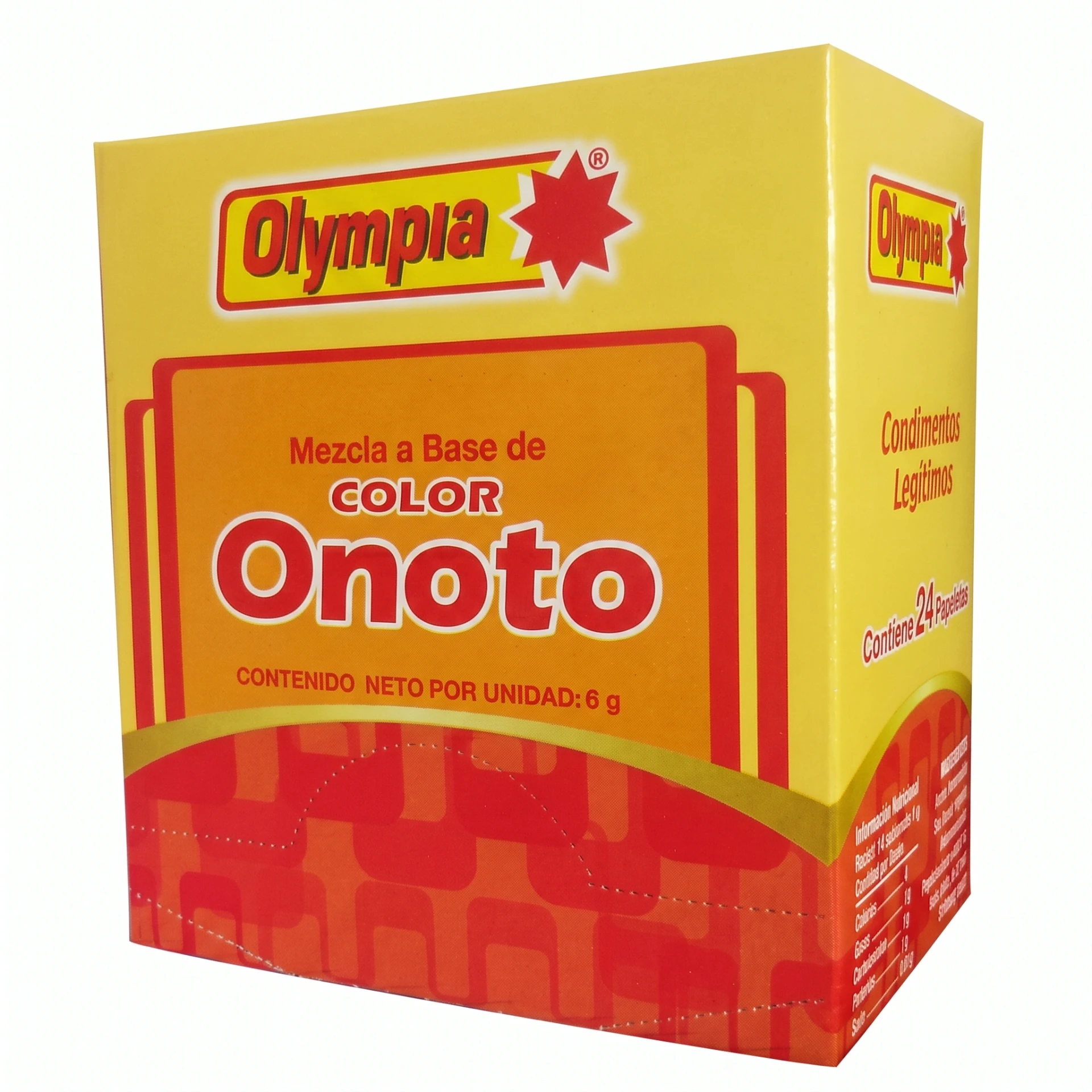 ONOTO OLYMPIA 6gr CAJITA X 24UND