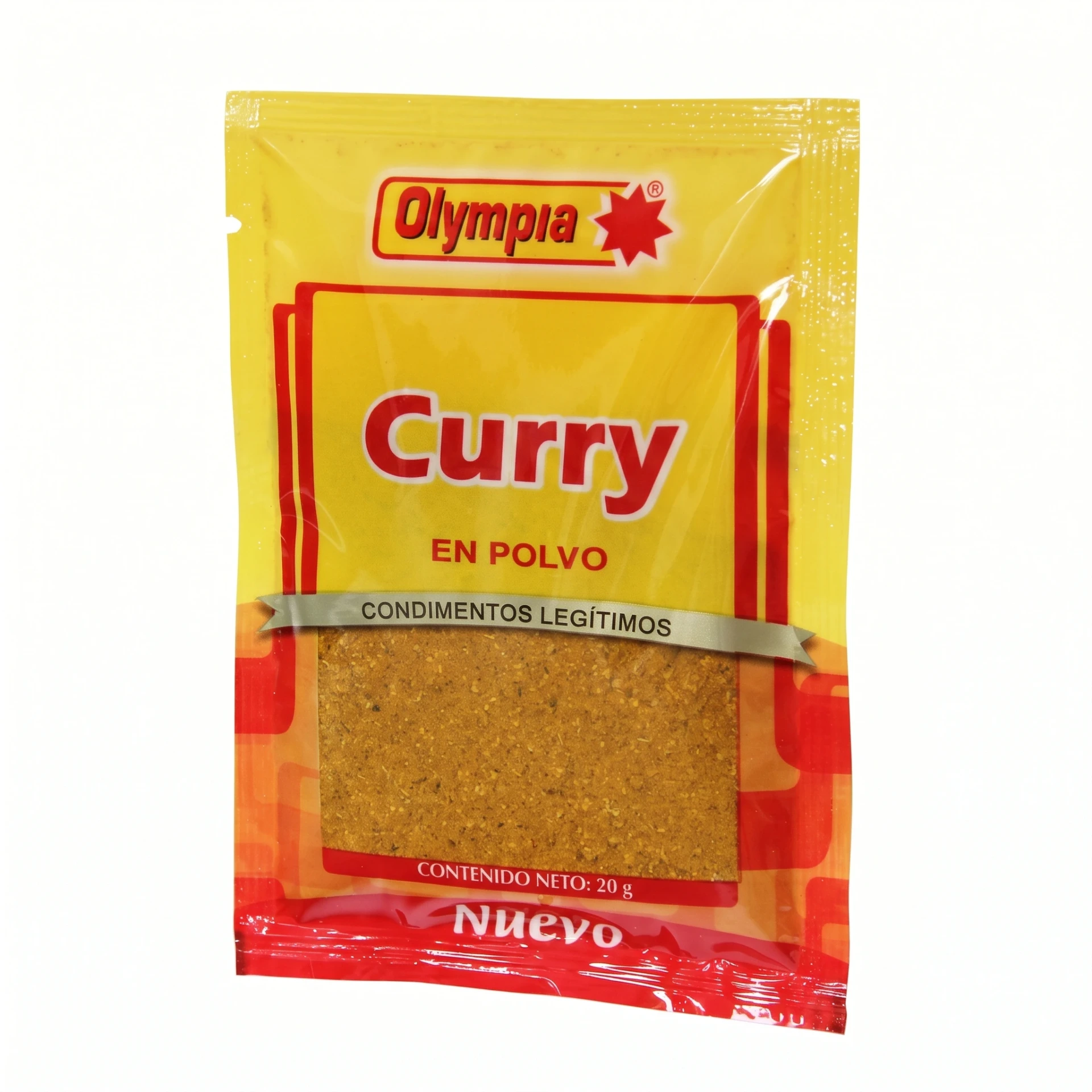 CURRY EN POLVO OLYMPIA SOBRE 20gr X 12UND