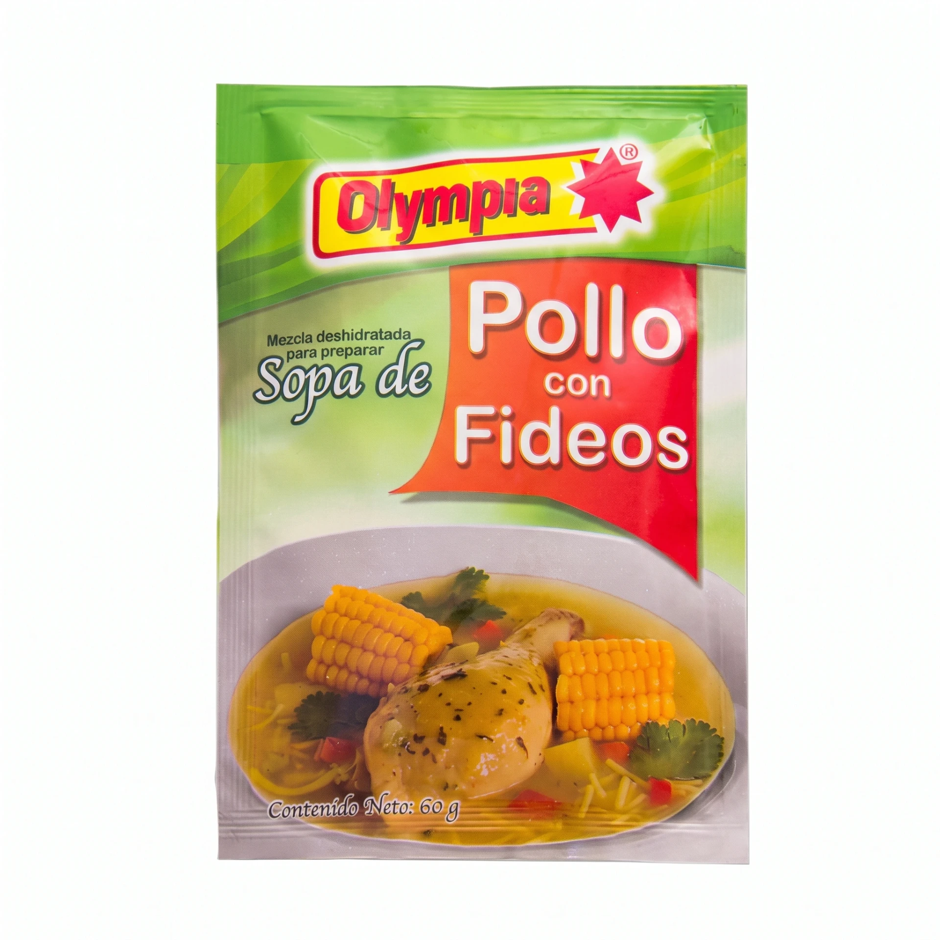 SOPA DE POLLO CON FIDEO 60gr CAJITA X 12UND