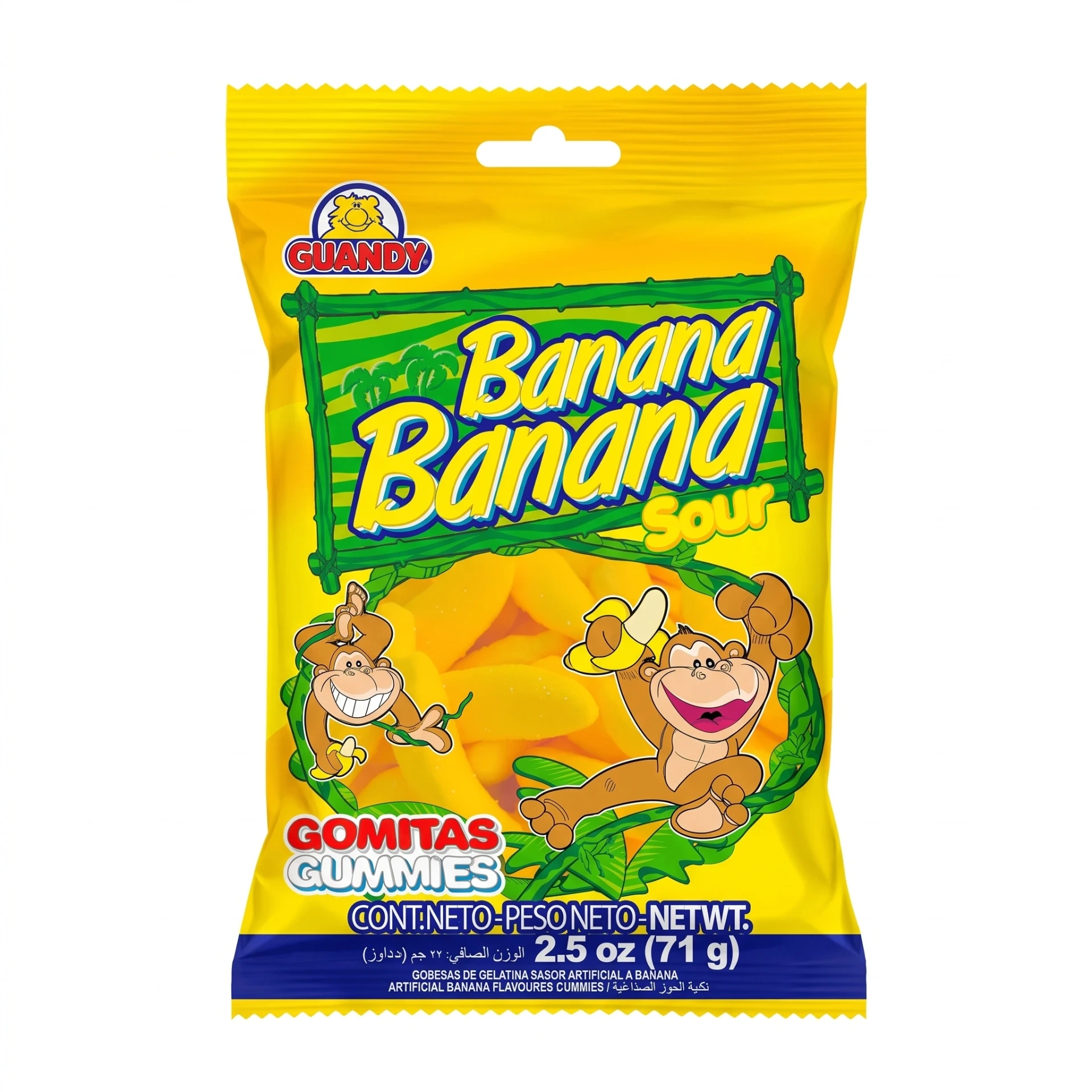 GOMITAS GUANDY BANANA 71gr UND