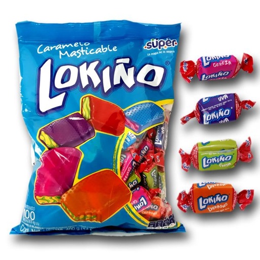 [340] CARAMELO LOKIÑO X100 PAQ