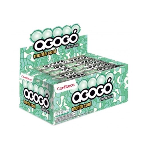 [254] CHICLE DE BOLA MENTA AGOGO X24UND CAJA