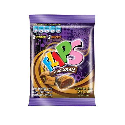 [493] FLIPS CHOCOLATE 28gr 1X12 UND