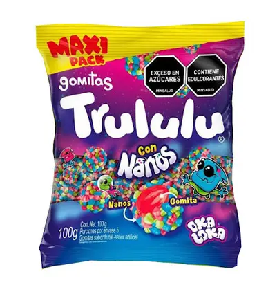 GOMITAS TRULULU SOBRE 70gr UND