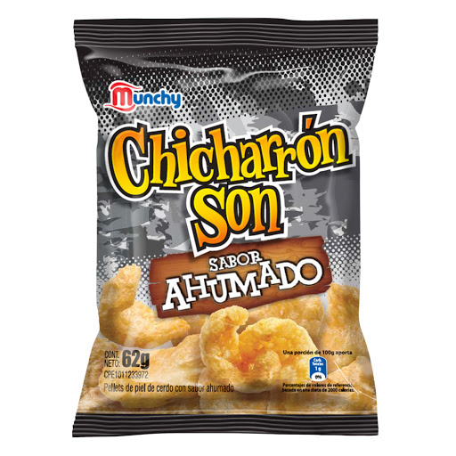 [422] MUNCHY CHICHARRON AHUMADO 62gr UND