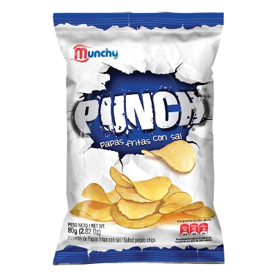 [423] MUNCHY PAPAS PUNCH SALD 80gr UND