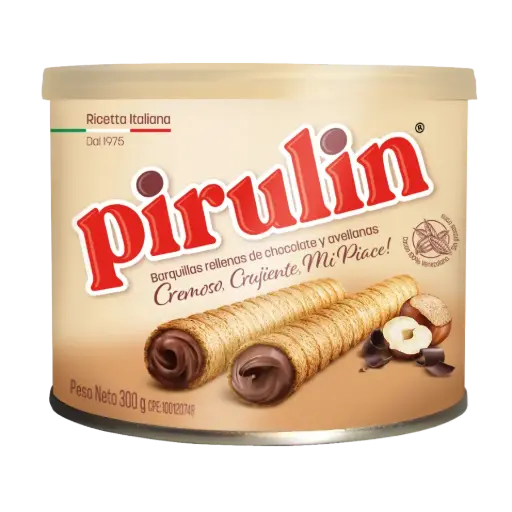 PIRULIN CHOCOLATE LATA 300gr UND 