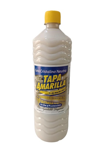 [583] CERA NEUTRA TAPA AMARILLA 1LIT UND