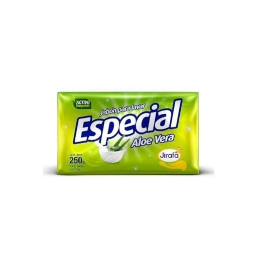 [343] JABON PANELA  ALOE VERA 250gr UND