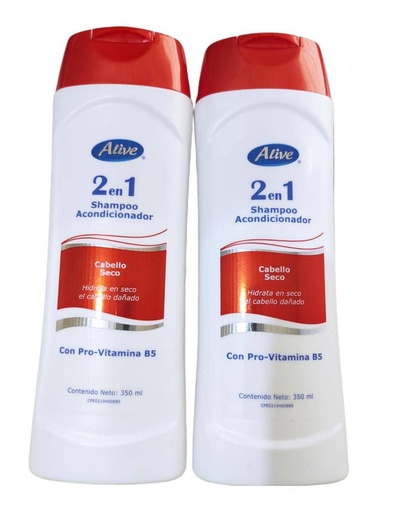 [334] SHAMPOO ALIVE CABELLO SECO 350ml UND