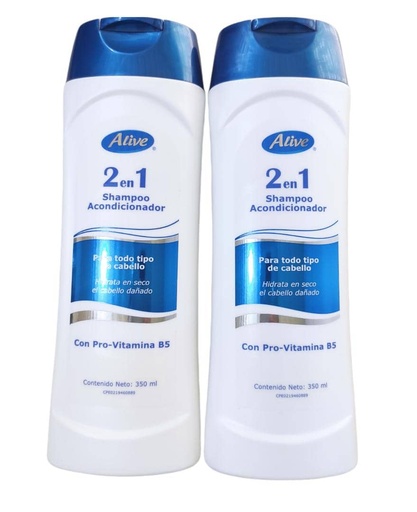 [313] SHAMPOO ALIVE TODO TIPO CABELLO 350ml UND