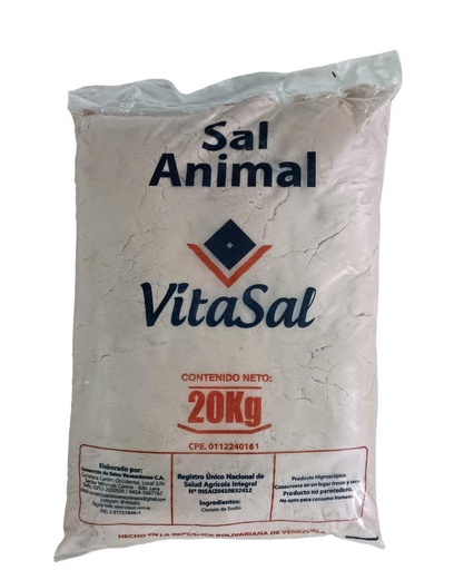[152] SAL ROJA VITASAL 20Kg