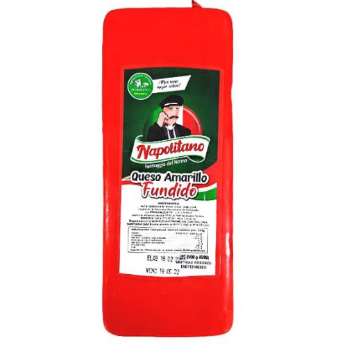 [487] QUESO AMARILLO NAPOLITANO PIEZA 3.3 Kg APROX