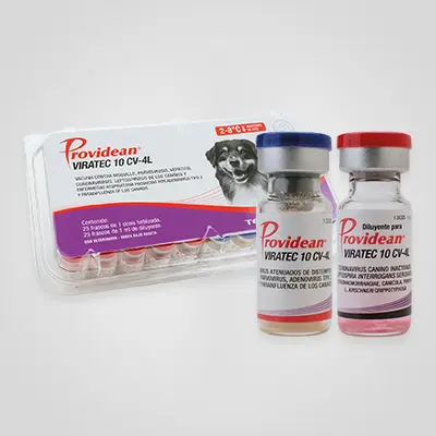 [534] VACUNA SEXTUPLE P/PERRO PROVIDEAN VIRATEC 10CV 4L 1DOSIS