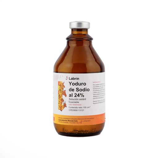 [097] YODURO DE SODIO INY 24% LABRIN 100ML UND