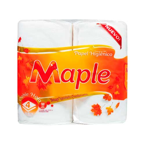 [653] PAPEL HIGIENICO MAPLE 600H 1X4
