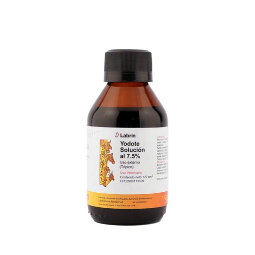 [108] YODOTE SOLUCION 7,5% LABRIN 120ML UND