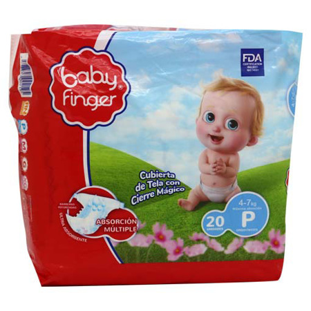 [690] PAÑAL BABY FINGER TALLA P UND