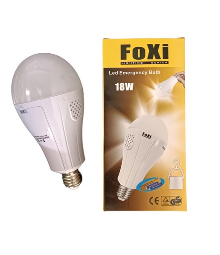 [706] BOMBILLO AUTORECARGABLE FOXI 18W
