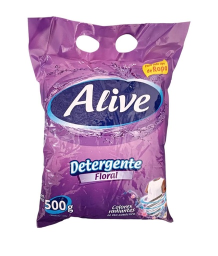 [711] JABON POLVO ALIVE MORADO 500gr UND
