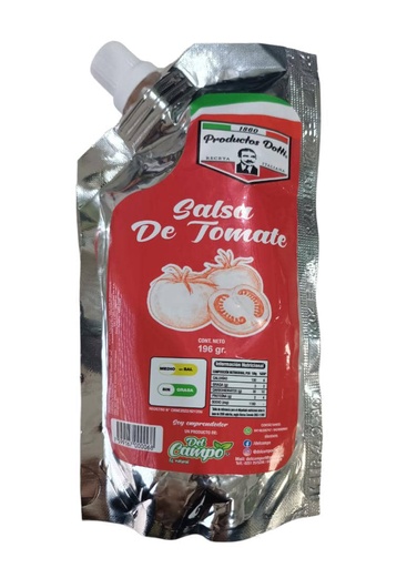 SALSA DE TOMATE DOTTI DOYPACK 196gr UND