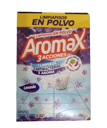 [723] AROMAX DESINFECTANTE EN POLVO CAJA 1X24