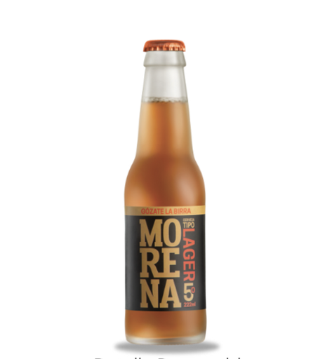 [1241] CERVEZA REGIONAL MORENA 222mL RET