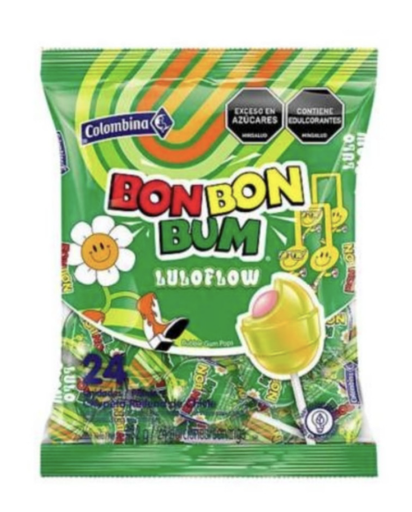 [588C] CHUPETAS BOM BOM BUM LULO FLOW 1X24