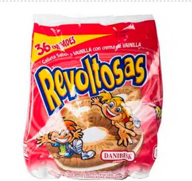[742] GALLETA REVOLTOSAS VAINILLA-VAINILLA X36 PAQ