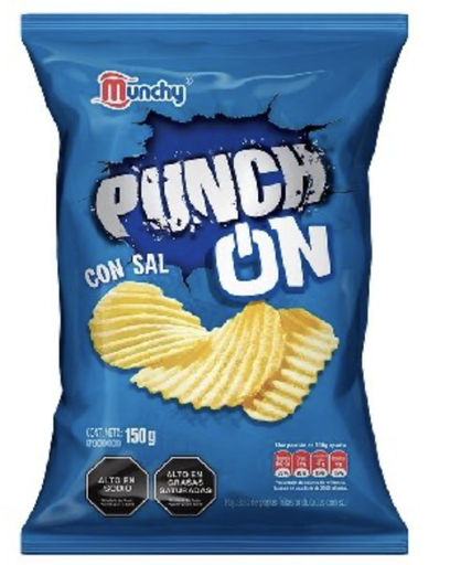 [748] MUNCHY PAPAS PUNCH ON CON SAL 150g UND