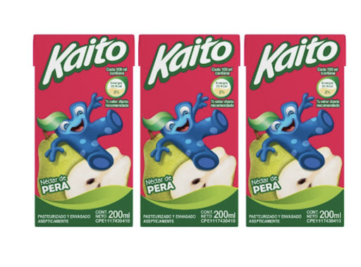 [773] JUGO P/NIÑO KAITO PERA TRIPACK 200ML