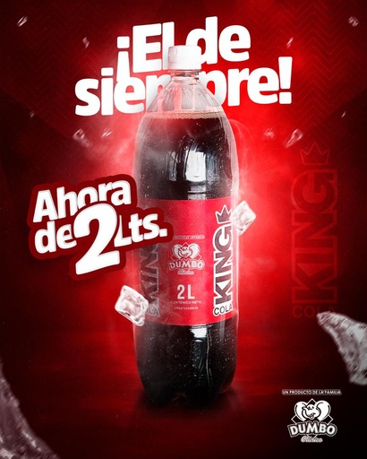[822] REFRESCO KING COLA 2LIT UND DUMBO