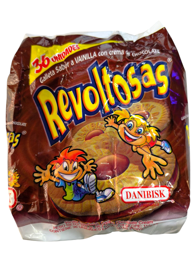 GALLETA REVOLTOSAS VANILLA-CHOCOLATE X36 PAQ 