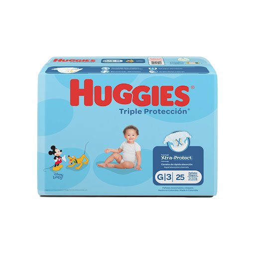 [861] HUGGIES PAÑAL TRIPLE PROTECCION TALLA G