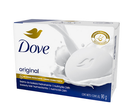 [885] JABON DE BAÑO DOVE ORIGINAL X90G 