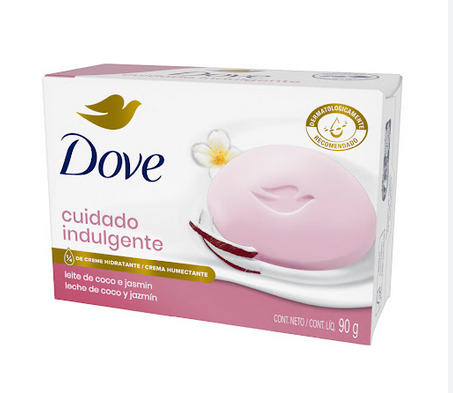 [886] JABON DE BAÑO DOVE LECHE DE COCO X90G 
