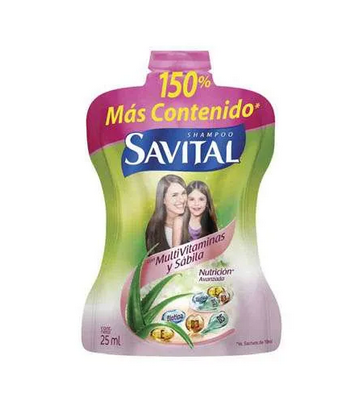 [899] SAVITAL SHAMPOO MULTIVITAMINAS 25ML CAJAX20
